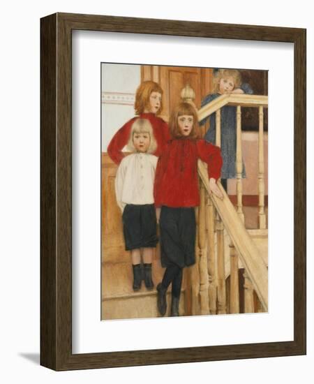 The Children of Monsieur Nève-Fernand Khnopff-Framed Giclee Print