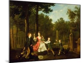 The Children of the 4th Duke of Devonshire-Johann Zoffany-Mounted Giclee Print