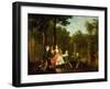 The Children of the 4th Duke of Devonshire-Johann Zoffany-Framed Giclee Print