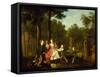 The Children of the 4th Duke of Devonshire-Johann Zoffany-Framed Stretched Canvas