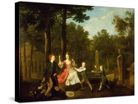 The Children of the 4th Duke of Devonshire-Johann Zoffany-Stretched Canvas