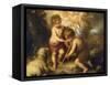 The Children of the Shell-Bartolome Esteban Murillo-Framed Stretched Canvas