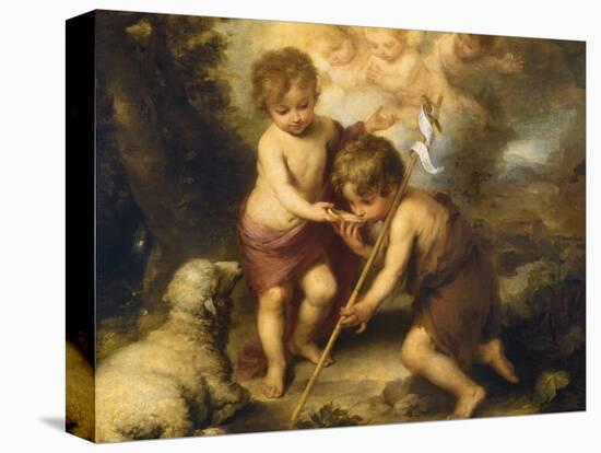 The Children of the Shell-Bartolome Esteban Murillo-Stretched Canvas