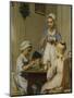 The Children's Breakfast Table, 1879-Albert Anker-Mounted Giclee Print