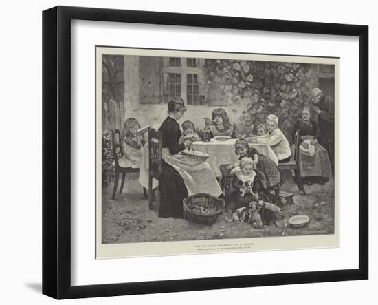 The Children's Breakfast-Harry Jochmus-Framed Giclee Print