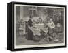 The Children's Breakfast-Harry Jochmus-Framed Stretched Canvas