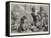 The Children's Coronation Fete in the Gardens of Gray's Inn-William T. Maud-Framed Stretched Canvas