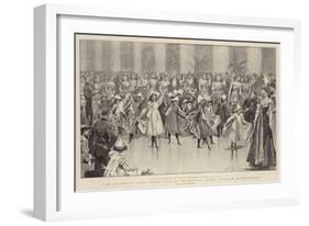 The Children's Fancy Dress Ball at the Mansion House, Juvenile Entertainers-Frederic De Haenen-Framed Giclee Print