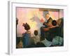 The Children’s Hour (or Shadows on the Wall)-Norman Rockwell-Framed Giclee Print