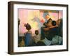 The Children’s Hour (or Shadows on the Wall)-Norman Rockwell-Framed Giclee Print