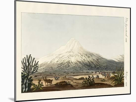 The Chimborazo in South America-null-Mounted Giclee Print
