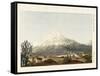 The Chimborazo in South America-null-Framed Stretched Canvas