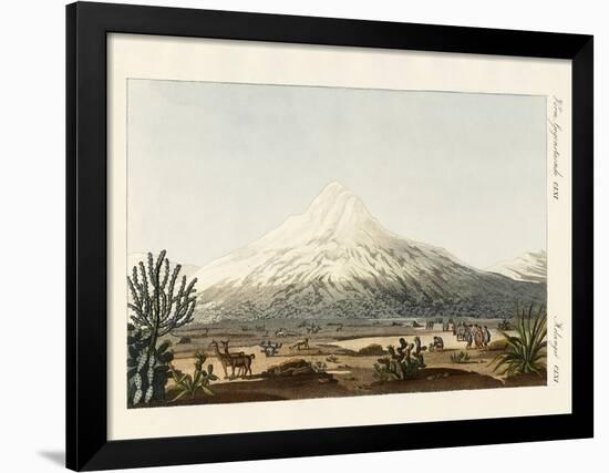 The Chimborazo in South America-null-Framed Giclee Print