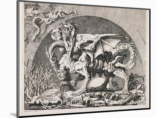 The Chimera, C. 1778-1780-Louis Jean Desprez-Mounted Giclee Print