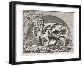 The Chimera, C. 1778-1780-Louis Jean Desprez-Framed Giclee Print