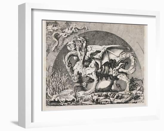 The Chimera, C. 1778-1780-Louis Jean Desprez-Framed Giclee Print