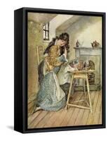 The Chimes by Charles Dickens-Hugh Thomson-Framed Stretched Canvas