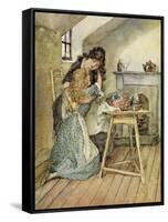 The Chimes by Charles Dickens-Hugh Thomson-Framed Stretched Canvas