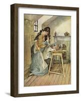 The Chimes by Charles Dickens-Hugh Thomson-Framed Giclee Print