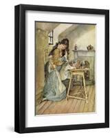 The Chimes by Charles Dickens-Hugh Thomson-Framed Premium Giclee Print