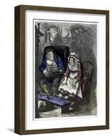 The Chimes by Charles Dickens-Frederick Barnard-Framed Giclee Print