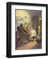 The Chimes by Charles Dickens-Hugh Thomson-Framed Premium Giclee Print