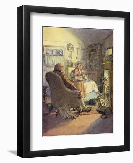 The Chimes by Charles Dickens-Hugh Thomson-Framed Premium Giclee Print