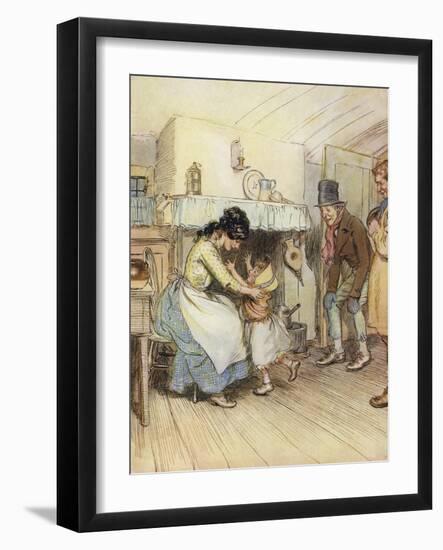 The Chimes by Charles Dickens-Hugh Thomson-Framed Giclee Print