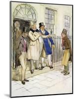 The Chimes by Charles Dickens-Hugh Thomson-Mounted Giclee Print