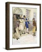 The Chimes by Charles Dickens-Hugh Thomson-Framed Giclee Print