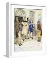 The Chimes by Charles Dickens-Hugh Thomson-Framed Giclee Print