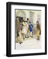 The Chimes by Charles Dickens-Hugh Thomson-Framed Premium Giclee Print