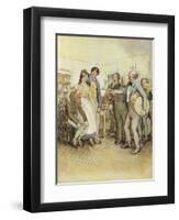 The Chimes by Charles Dickens-Hugh Thomson-Framed Premium Giclee Print