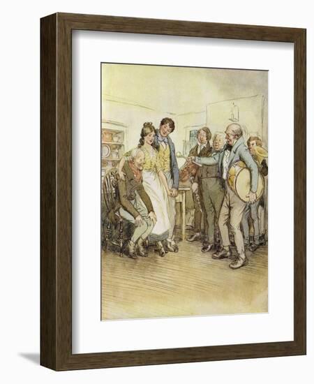 The Chimes by Charles Dickens-Hugh Thomson-Framed Giclee Print