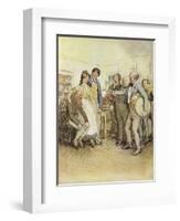 The Chimes by Charles Dickens-Hugh Thomson-Framed Giclee Print