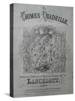 The Chimes Quadrille, Lancelott Song Sheet, 1855-null-Stretched Canvas