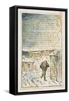 The Chimney Sweeper: Plate 37 from Songs of Innocence and of Experience C.1815-26-William Blake-Framed Stretched Canvas