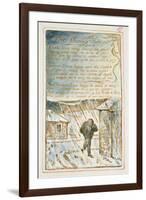 The Chimney Sweeper: Plate 37 from Songs of Innocence and of Experience C.1815-26-William Blake-Framed Giclee Print