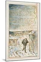 The Chimney Sweeper: Plate 37 from Songs of Innocence and of Experience C.1815-26-William Blake-Mounted Giclee Print