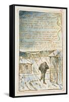 The Chimney Sweeper: Plate 37 from Songs of Innocence and of Experience C.1815-26-William Blake-Framed Stretched Canvas