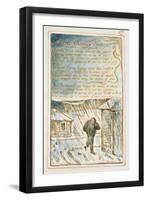 The Chimney Sweeper: Plate 37 from Songs of Innocence and of Experience C.1815-26-William Blake-Framed Giclee Print