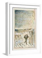 The Chimney Sweeper: Plate 37 from Songs of Innocence and of Experience C.1815-26-William Blake-Framed Giclee Print