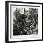 The Chin Lushai Expeditionary Force, the Entrance to a Lushai Village, 1890-null-Framed Giclee Print