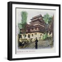 The China Pavilion at the 1900 Universal Exhibition, Paris, 1900-null-Framed Giclee Print