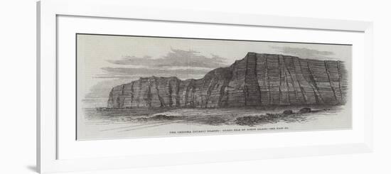 The Chincha (Guano) Islands, Guano Pile on North Island-null-Framed Giclee Print