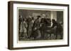 The Chinese Admiral Ting Joo-Chang Visiting Haslar Hospital-null-Framed Giclee Print