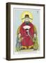 The Chinese Deity Sun Sze-Miao Lord of Medicinal Plants-null-Framed Art Print