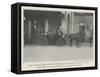 The Chinese Expiatory Mission to the Kaiser, Prince Tchun and His Suite Leaving the Railway Station-null-Framed Stretched Canvas