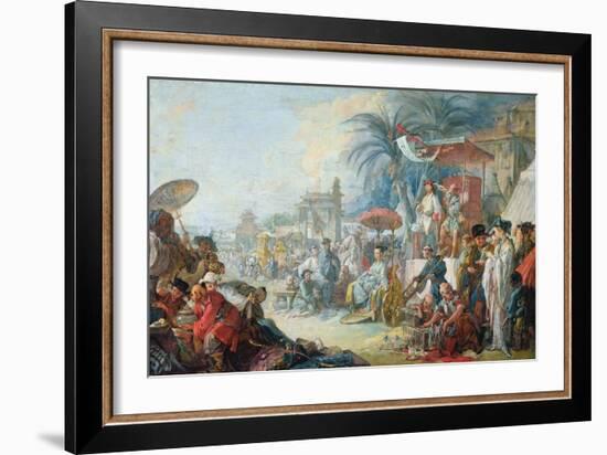 The Chinese Fair, C.1742-Francois Boucher-Framed Giclee Print