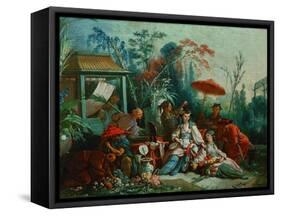The Chinese Garden, 1742-Francois Boucher-Framed Stretched Canvas